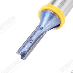 1/2 Inch Shank 2 Flutes Straight Router Bit Cutter Blue Coated Carbide Woodworking Tool 1/2 Inch Shank 2 Flutes Straight Router Bit Cutter Blue Coated Carbide Woodworking Tool