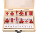 12pcs 1/4 Inch Shank Router Bit Set Carbide Rotary Wood Cutter Milling Cutter Woodworking Trimming Engraving Carving Cutting Tools 12pcs 1/4 Inch Shank Router Bit Set Carbide Rotary Wood Cutter Milling Cutter Woodworking Trimming Engraving Carving Cutting Tools