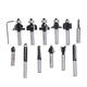 12pcs 8mm Shank Tungsten Carbide Router Bit Set With Wooden Case Woodworking Cutter 12pcs 8mm Shank Tungsten Carbide Router Bit Set With Wooden Case Woodworking Cutter