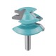 1/4 Inch Shank 45 Degree Lock Miter Router Bit 1-1/2 Inch Cutting Diameter Tenon Woodworking Cutter