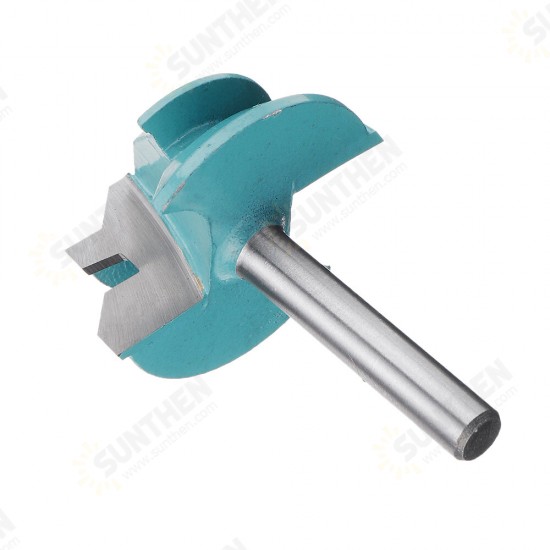 1/4 Inch Shank 45 Degree Lock Miter Router Bit 1-1/2 Inch Cutting Diameter Tenon Woodworking Cutter