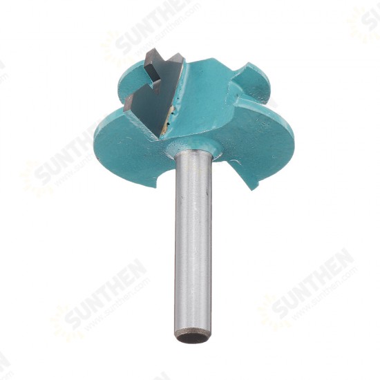 1/4 Inch Shank 45 Degree Lock Miter Router Bit 1-1/2 Inch Cutting Diameter Tenon Woodworking Cutter