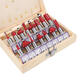 15pcs 1/2 Inch Shank Tungsten Carbide Router Bit Set With Wooden Case Woodworking Cutter 15pcs 1/2 Inch Shank Tungsten Carbide Router Bit Set With Wooden Case Woodworking Cutter