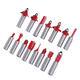 15pcs 1/2 Inch Shank Tungsten Carbide Router Bit Set With Wooden Case Woodworking Cutter 15pcs 1/2 Inch Shank Tungsten Carbide Router Bit Set With Wooden Case Woodworking Cutter