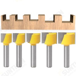 16-25mm Router Bit 8mm Shank Surface Planing Bottom Cleaning Wood Milling Router Bit for CNC