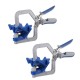 2 Pack Auto-adjustable 90 Degree Corner Clamp Face Frame Clamp Woodworking Clamp