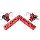 2 Set Woodworking Precision Clamping Square L-Shaped Auxiliary Fixture Splicing Board Positioning Panel Fixed Clip Carpenter Square Ruler Tool