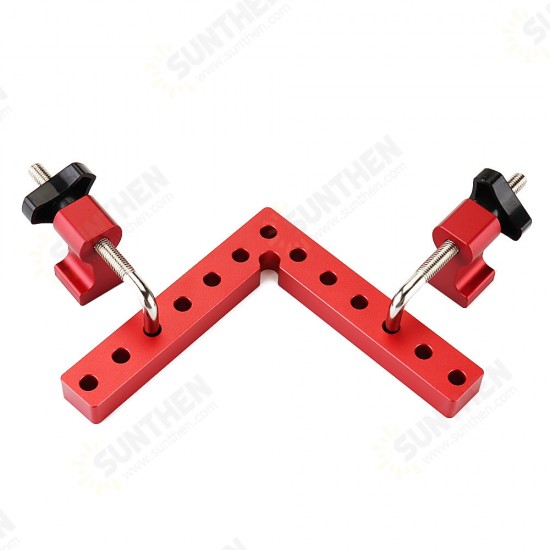 2 Set Woodworking Precision Clamping Square L-Shaped Auxiliary Fixture Splicing Board Positioning Panel Fixed Clip Carpenter Square Ruler Tool