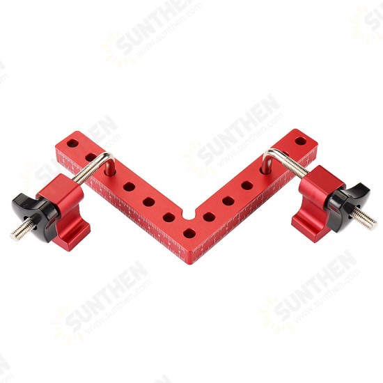 2 Set Woodworking Precision Clamping Square L-Shaped Auxiliary Fixture Splicing Board Positioning Panel Fixed Clip Carpenter Square Ruler Tool