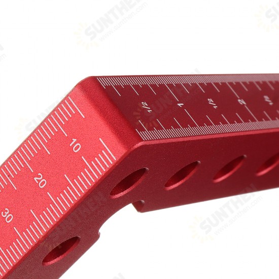 2 Set Woodworking Precision Clamping Square L-Shaped Auxiliary Fixture Splicing Board Positioning Panel Fixed Clip Carpenter Square Ruler Tool