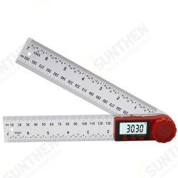 2in1 200/300mm Transparent Digital Angle Ruler 360° LCD Display Inclinometer Electron Goniometer Protractor Finder Meter Inch Metric Measuring Tool 2in1 200/300mm Transparent Digital Angle Ruler 360° LCD Display Inclinometer Electron Goniometer Protractor Finder Meter Inch Metric Measuring Tool