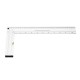 200/250/300mm 90 Degree Angle Ruler Aluminum Seat Woodworking Ruler With Horizontal Tube