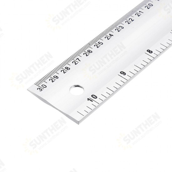 200/250/300mm 90 Degree Angle Ruler Aluminum Seat Woodworking Ruler With Horizontal Tube