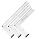 200/250/300mm 90 Degree Angle Ruler Aluminum Seat Woodworking Ruler With Horizontal Tube