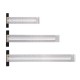 200/300/400mm Stainless Steel Precision Marking T Ruler Hole Positioning Measuring Ruler Woodworking Scriber Scribing Tool