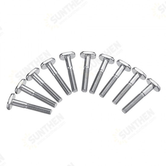 20pcs M6x40mm T-Nut T Sliding Screws For 30 Series Miter Track Woodworking Tool 20pcs M6x40mm T-Nut T Sliding Screws For 30 Series Miter Track Woodworking Tool