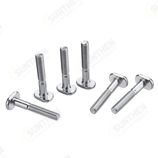 20pcs M6x40mm T-Nut T Sliding Screws For 30 Series Miter Track Woodworking Tool