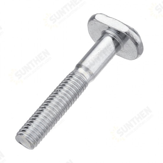 20pcs M6x40mm T-Nut T Sliding Screws For 30 Series Miter Track Woodworking Tool