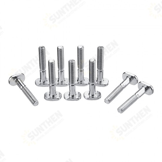 20pcs M6x40mm T-Nut T Sliding Screws For 30 Series Miter Track Woodworking Tool