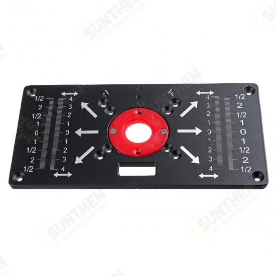 235x120x8mm Trimming Machine Flip Panel Woodworking Router Table Insert Plate for Makita RT0700c