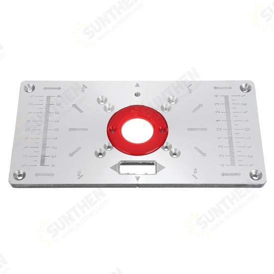 235x120x8mm Trimming Machine Flip Panel Woodworking Router Table Insert Plate for Makita RT0700c