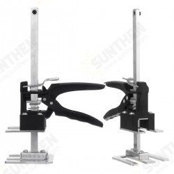 2Pack 188/288mm Stainless Steel Handheld Clamp Tools Labor Saving Arm Hand Lifting Tool Board Lifter Cabinet Plaster Sheet Repair Anti Slip Lift Tool