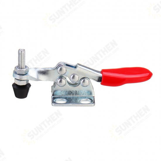 2Pcs GH-201-A Quick Release Hand Tool 27kg Holding Capacity Horizontal Hold Type Toggle Clamp 2Pcs GH-201-A Quick Release Hand Tool 27kg Holding Capacity Horizontal Hold Type Toggle Clamp