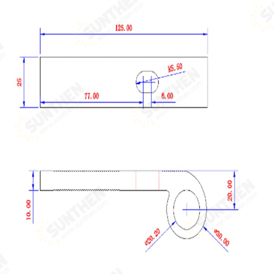 2pcs Quick Acting Hold Down Clamp T-Track Clamping Tool for T-Slot Woodworking