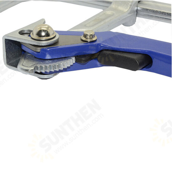 300-800mm Length Quick Guide Rail Clamp Carpenter F Clamp Quick Clamping for MFT and Guide Rail System Woodworking DIY Hand Tool 300-800mm Length Quick Guide Rail Clamp Carpenter F Clamp Quick Clamping for MFT and Guide Rail System Woodworking DIY Hand Tool