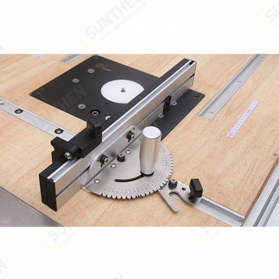 30x60x450mm Aluminum Box Joint Jig with Stop Set For Miter Gauge Woodworking Tool 30x60x450mm Aluminum Box Joint Jig with Stop Set For Miter Gauge Woodworking Tool