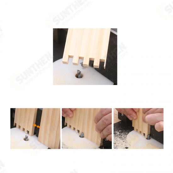 30x60x450mm Aluminum Box Joint Jig with Stop Set For Miter Gauge Woodworking Tool 30x60x450mm Aluminum Box Joint Jig with Stop Set For Miter Gauge Woodworking Tool