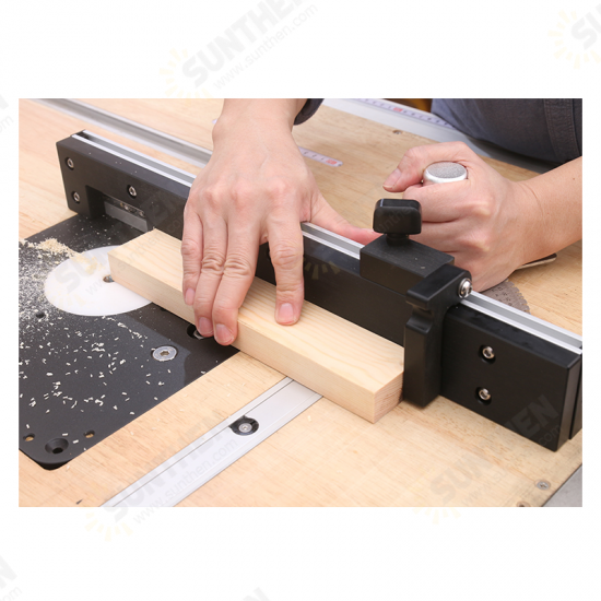 30x60x450mm Aluminum Box Joint Jig with Stop Set For Miter Gauge Woodworking Tool 30x60x450mm Aluminum Box Joint Jig with Stop Set For Miter Gauge Woodworking Tool