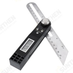 360° LCD Digital Sliding T Bevel Gauge Angle Finder T Digital Protractor Angle Ruler 360° LCD Digital Sliding T Bevel Gauge Angle Finder T Digital Protractor Angle Ruler