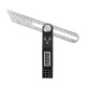 360° LCD Digital Sliding T Bevel Gauge Angle Finder T Digital Protractor Angle Ruler 360° LCD Digital Sliding T Bevel Gauge Angle Finder T Digital Protractor Angle Ruler