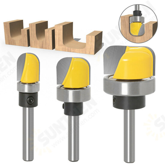 3Pcs Bowl and Tray Router Bit 1/4 Inch Shank / 6mm Shank Corner Rounding Router Bit Wood Milling Cutter Engraving Tool Tungsten Router Bit 3Pcs Bowl and Tray Router Bit 1/4 Inch Shank / 6mm Shank Corner Rounding Router Bit Wood Milling Cutter Engraving Tool Tungsten Router Bit