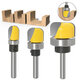3Pcs Bowl and Tray Router Bit 1/4 Inch Shank / 6mm Shank Corner Rounding Router Bit Wood Milling Cutter Engraving Tool Tungsten Router Bit 3Pcs Bowl and Tray Router Bit 1/4 Inch Shank / 6mm Shank Corner Rounding Router Bit Wood Milling Cutter Engraving Tool Tungsten Router Bit
