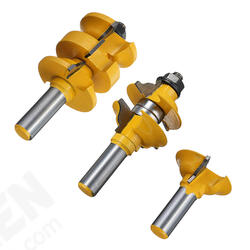 3pcs 1/2 Inch Shank Entrance Rod and Ogee Router Bit Inner Door Assorted R / S Router Bit Woodworking Tools 3pcs 1/2 Inch Shank Entrance Rod and Ogee Router Bit Inner Door Assorted R / S Router Bit Woodworking Tools