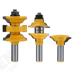 3pcs 1/2 Inch Shank Entrance Rod and Ogee Router Bit Inner Door Assorted R / S Router Bit Woodworking Tools