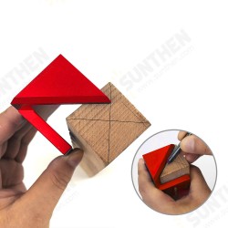 45 Degree Angle Marker Woodworking Center Scriber Right Angle Line Drawing Woodworking Tools 45 Degree Angle Marker Woodworking Center Scriber Right Angle Line Drawing Woodworking Tools