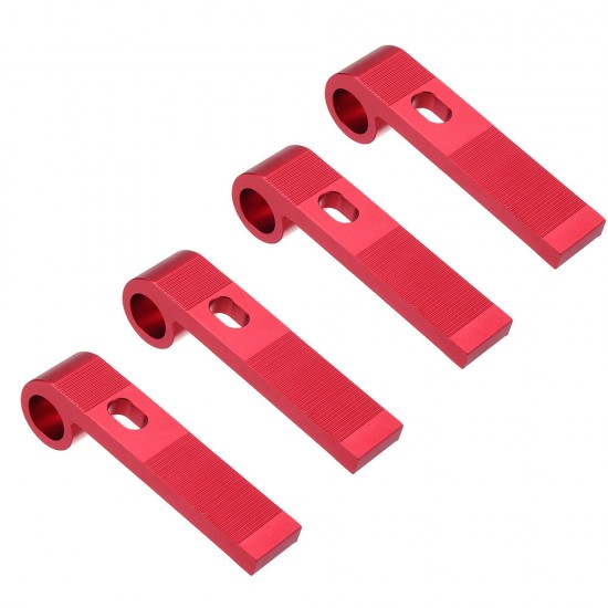 4pcs Quick Acting Hold Down Clamp T-Track Clamping Tool for T-Slot Woodworking