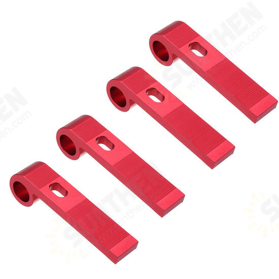 4pcs Quick Acting Hold Down Clamp T-Track Clamping Tool for T-Slot Woodworking 4pcs Quick Acting Hold Down Clamp T-Track Clamping Tool for T-Slot Woodworking