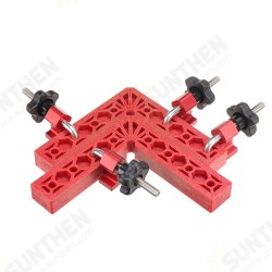 6 Inch 150mm Woodworking Precision Clamping Square 90 Degree L-Shaped Auxiliary Fixture Splicing Board Positioning Panel Fixed Clip