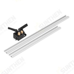 600/800/1000/1220mm Aluminum Alloy T-Track Woodworking T-slot Miter Track with Scale/Miter Track Stop