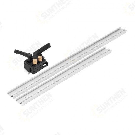 600/800/1000/1220mm Aluminum Alloy T-Track Woodworking T-slot Miter Track with Scale/Miter Track Stop 600/800/1000/1220mm Aluminum Alloy T-Track Woodworking T-slot Miter Track with Scale/Miter Track Stop