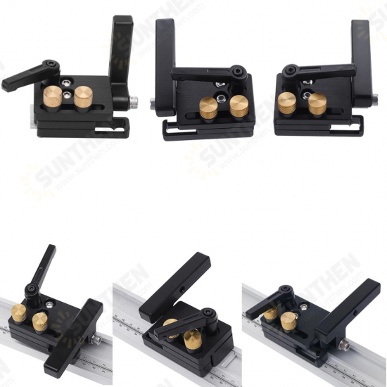 600/800/1000/1220mm Aluminum Alloy T-Track Woodworking T-slot Miter Track with Scale/Miter Track Stop 600/800/1000/1220mm Aluminum Alloy T-Track Woodworking T-slot Miter Track with Scale/Miter Track Stop