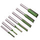 7pcs 6mm Shank Single Double Flute Straight Bit Milling Cutter Wood Tungsten Carbide Router Bit