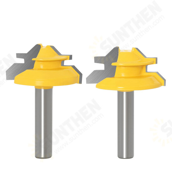 8MM Shank 45 Degree Lock Miter Router Bit Tenon Milling Cutter Woodworking Tool For Wood Tools 8MM Shank 45 Degree Lock Miter Router Bit Tenon Milling Cutter Woodworking Tool For Wood Tools