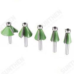 8mm Shank Chamfering Router Bit 11.25-45 Degree Milling Cutter for Woodworking 8mm Shank Chamfering Router Bit 11.25-45 Degree Milling Cutter for Woodworking