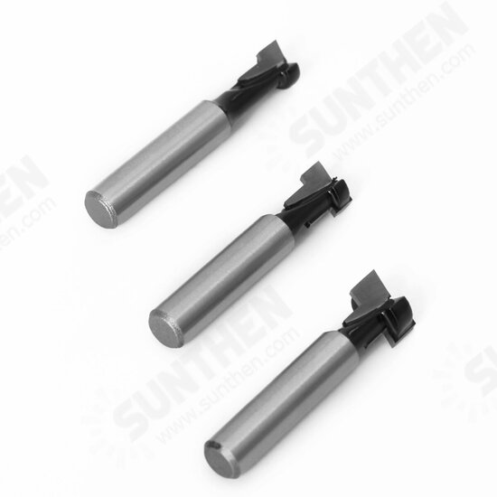 8mm Shank T-Slot Keyhole Cutter Wood Router Bit Carbide Cutter For Wood Hex Bolt T-Track Slotting Milling Cutters 8mm Shank T-Slot Keyhole Cutter Wood Router Bit Carbide Cutter For Wood Hex Bolt T-Track Slotting Milling Cutters