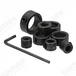 8pcs 3-16mm Drill Bit Shaft Depth Stop Collars Woodworking Drill Bit Limited Ring Collar 8pcs 3-16mm Drill Bit Shaft Depth Stop Collars Woodworking Drill Bit Limited Ring Collar